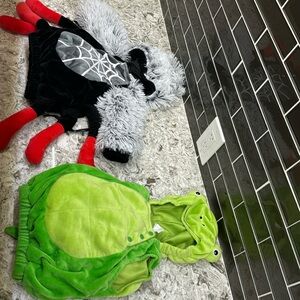 Two 0-6 month baby Halloween costumes